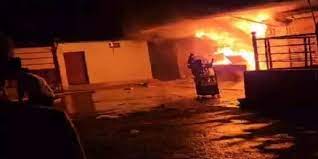 anuppur, Fire breaks out, lakhs burnt