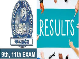 bhopal, 9th, 11th,exam results declared, students , online sitting