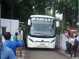 bhopal,Congress MLA ,reached Vidhan Sabha , two buses completed ,election, Rajya Sabha
