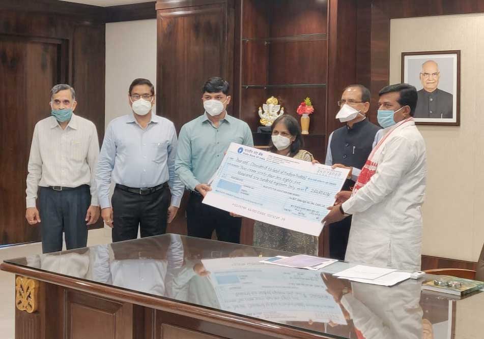 bhopal, Agro Corporation, handed over ,dividend check,2.64 crore, Chief Minister