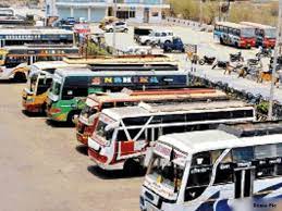 gwalior, MP Ban on buses ,coming from Chhattisgarh