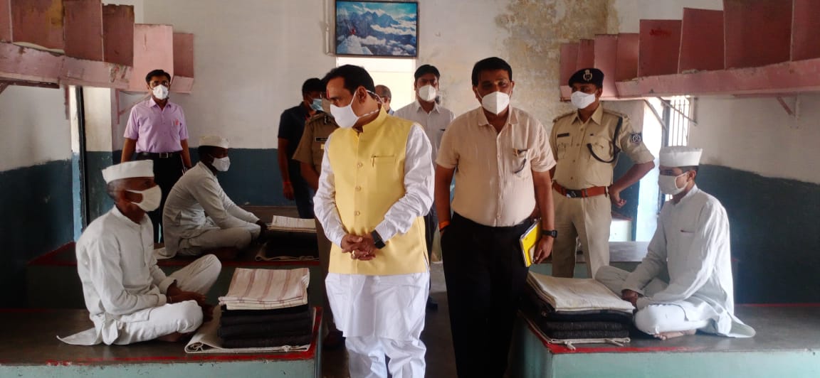 bhopal, Jail and Home Minister, Dr. Mishra visited ,Bhopal Central Jail  