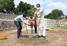 bhopal, Chief Minister Shivraj ,planted Karanj plant,Smart Garden