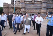 gwalior, Governor visited ,Teli Ka Mandir, Saas-Bahu Temple , Raja Mansingh Palace