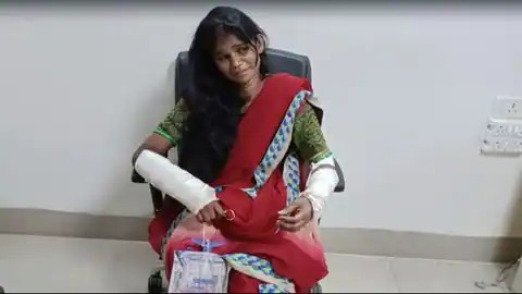 मुख्यमंत्री शिवराज से लगायी पीड़िता ने गुहार पति ने तोड़े हाथ पैर 