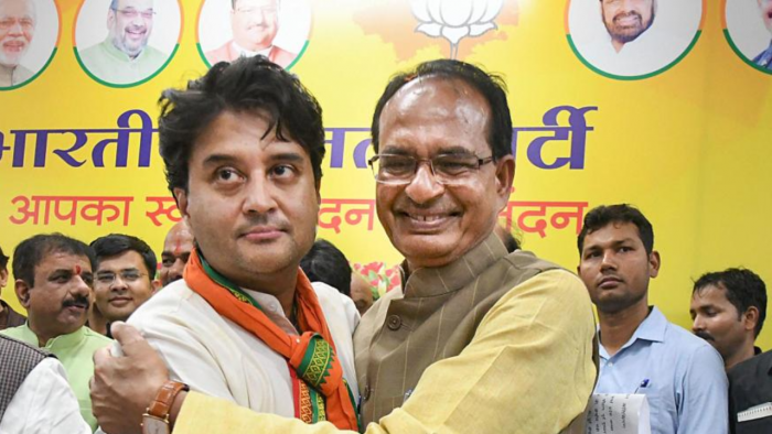 शिवराज सिंह चौहान और केंद्रीय मंत्री ज्योतिरादित्य सिंधिया