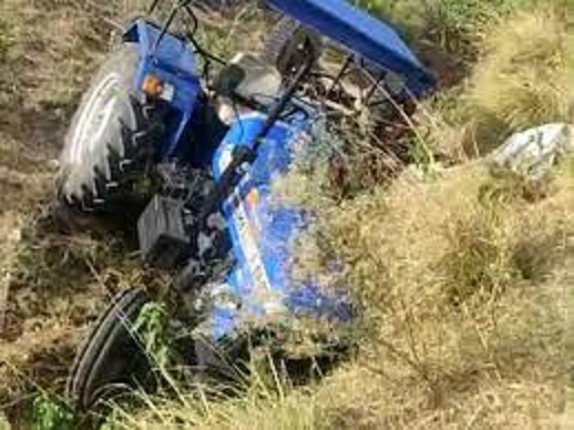 datia, Two children died ,tractor trolley 