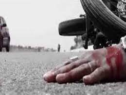 rajgarh, Bike rider, woman killed 