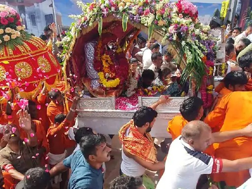 ज्जैन के राजाधिराज भगवान महाकाल प्रजा का हाल जानने निकले