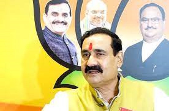 bhopal, Narottam Mishra ,targeted Digvijay Singh