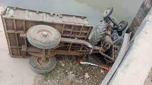 morena, Uncontrolled tractor-trolley ,one died