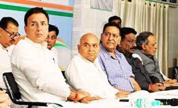 bhopal, Randeep Surjewala ,targeted the BJP