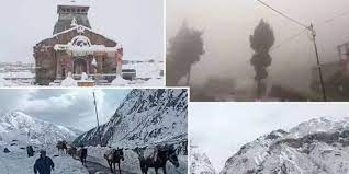 uttarkashi, Heavy snowfall ,Char Dhams 