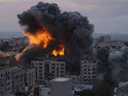 new delhi, Israel intensifies ,bombing on Gaza