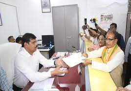 bhopal, Chief Minister Shivraj ,filed nomination 