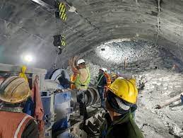 uttarkashi, Vertical drilling , Silkyara Tunnel