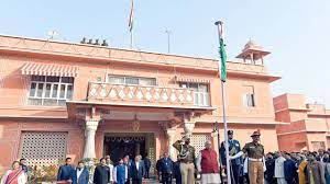 bhopal, Governor hoisted the flag ,Raj Bhavan 