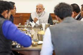 new delhi,Prime Minister ,MPs in Parliament canteen