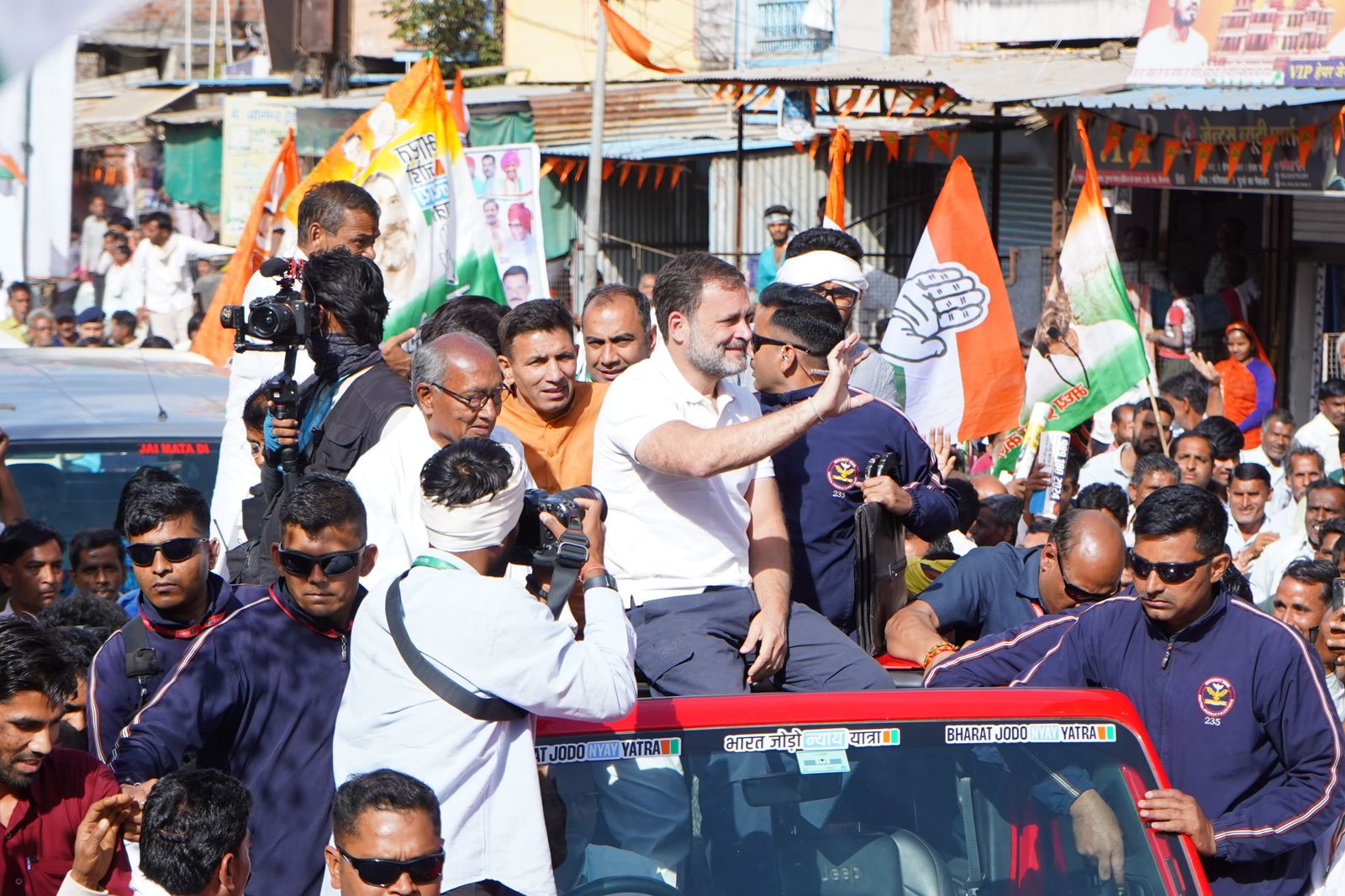 shivpuri, Rahul Gandhi, Bharat Jodo Nyay Yatra