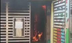 gwalior, Fire broke out , summer camp