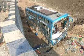 indore, Bus , Ashok Nagar , two passengers died