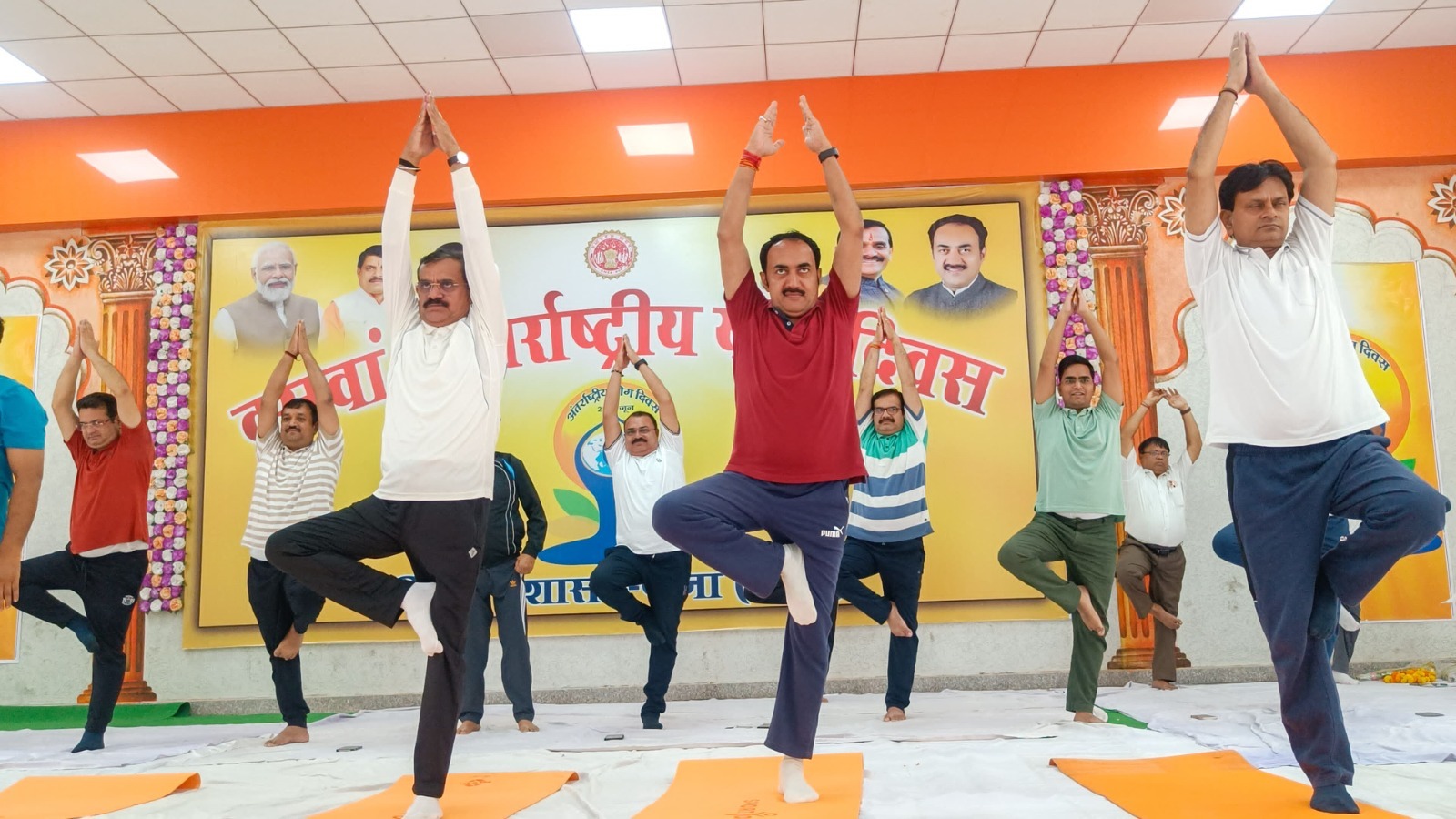 bhopal,  Yoga is flying , Vishnudutt Sharma
