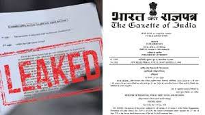 new delhi, Anti paper leak law, notification 