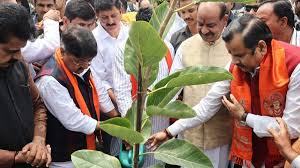 indore, Om Birla , planted a sapling 