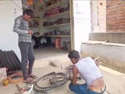 chhatarpur, Puncture shop, electricity bill 