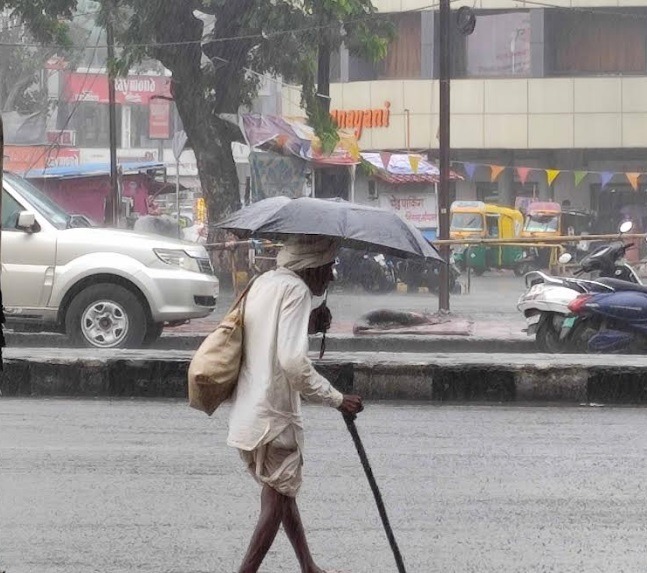 bhopal, No chance of rain , eastern part 