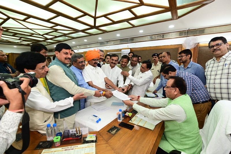 bhopal,  George Kurien ,filed nomination 