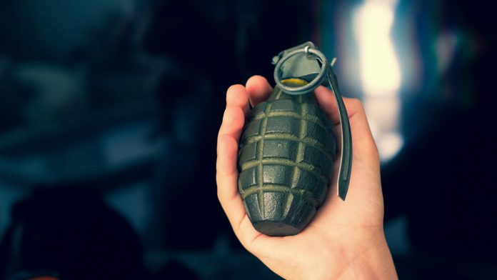 poonch,Terrorists hurled ,two grenades 