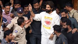 hydrabad, Actor Allu Arjun, released from jail