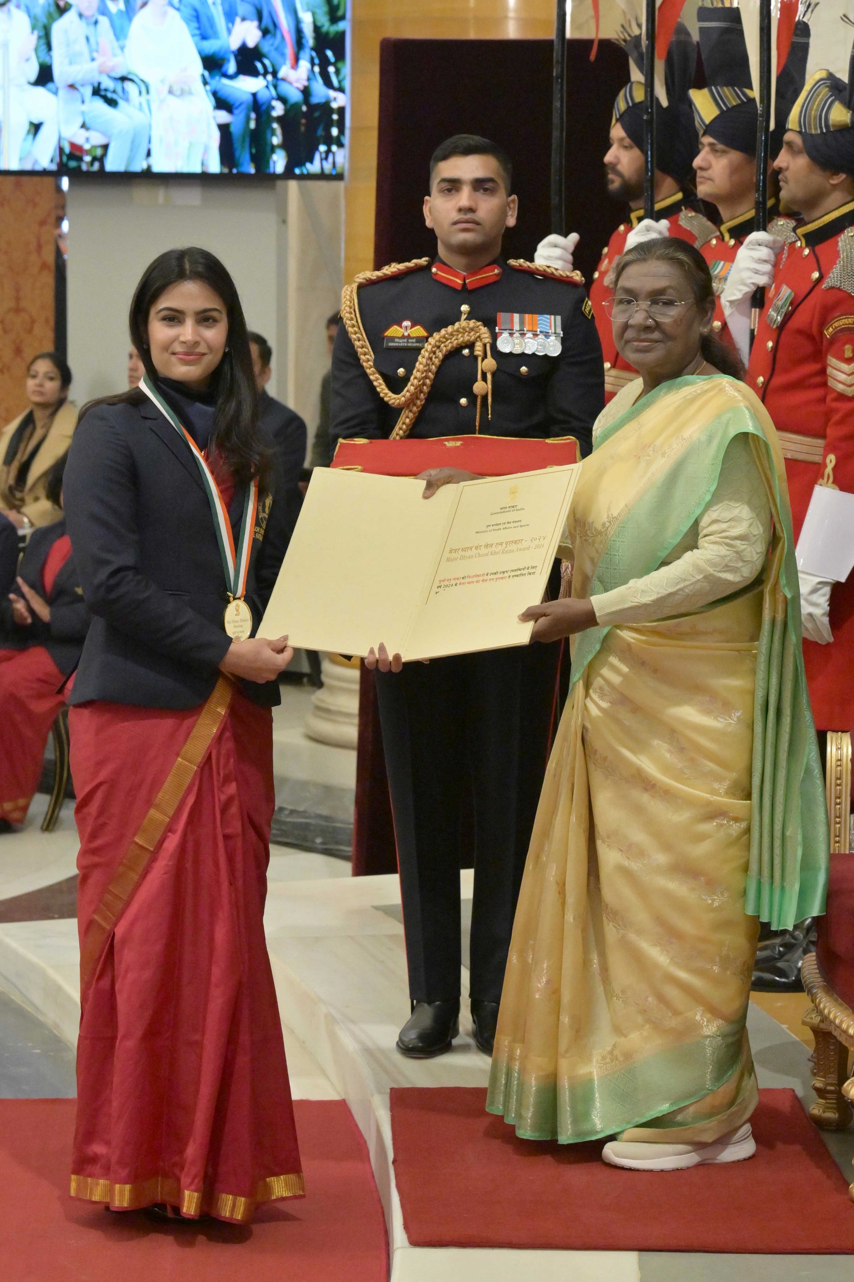 new delhi,Manu Bhaker and Praveen Kumar , Khel Ratna