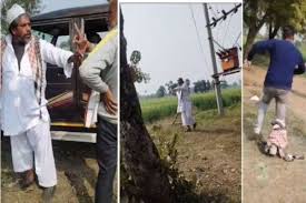 rajgarh, JE  collect electricity , attacked with sticks