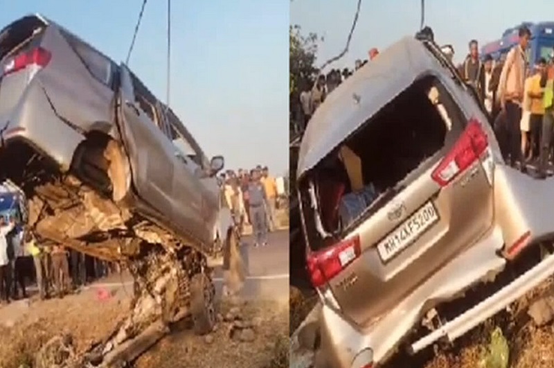 jabalpur, Car collided , three died