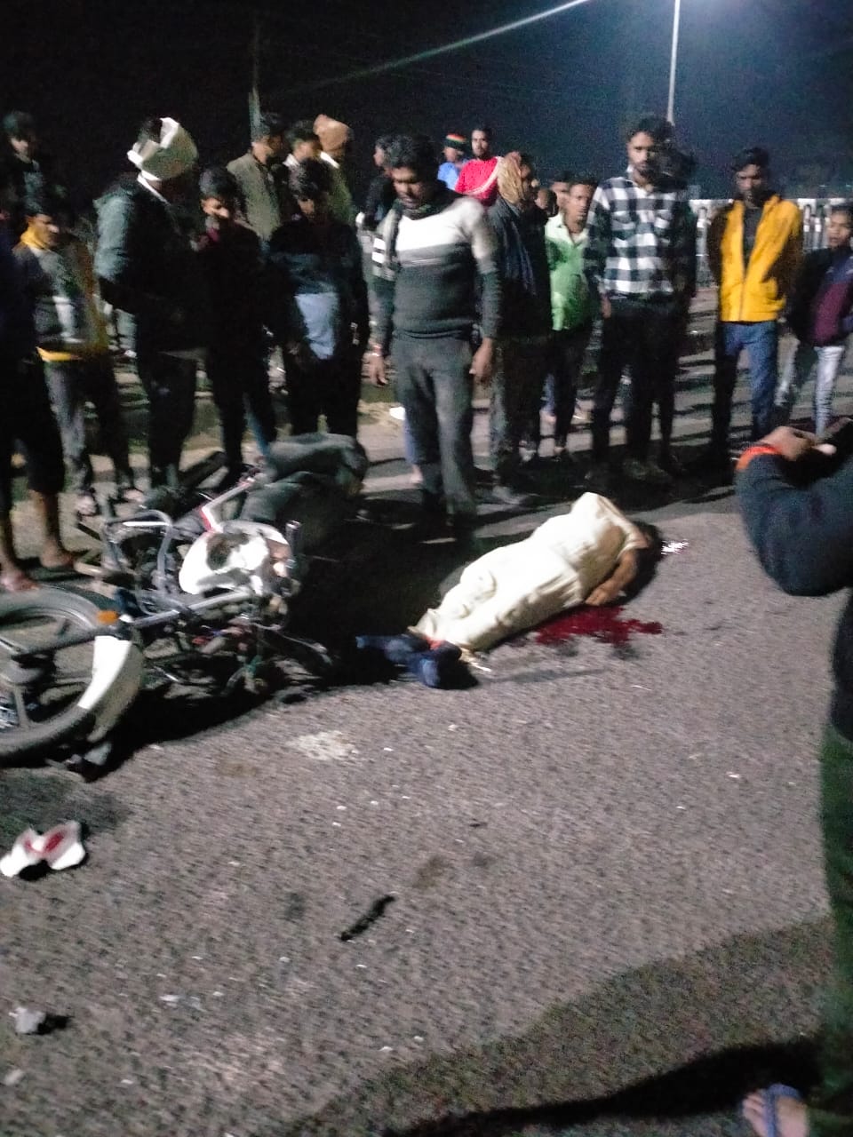 rajgarh,  young man, riding a bike died 