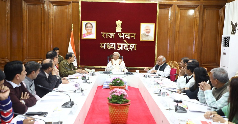 bhopal,   governor reviewed, arrangements  