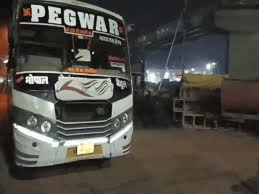 bhopal,   speeding bus , elderly woman 