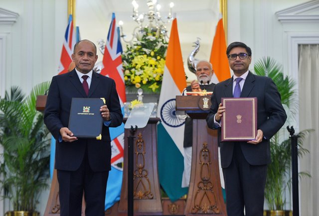 new delhi, India and Fiji