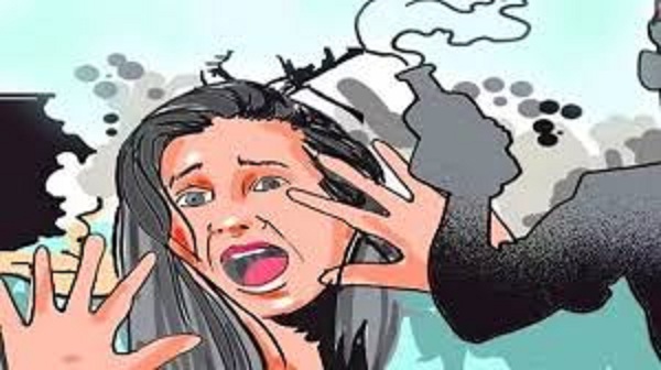 bhopal, Bike riders ,acid on a girl  