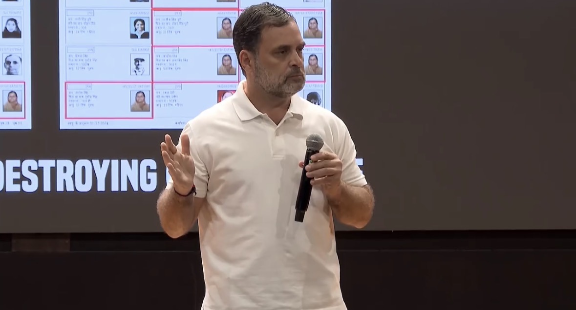 new delhi, Rahul Gandhi alleges , Congress won  