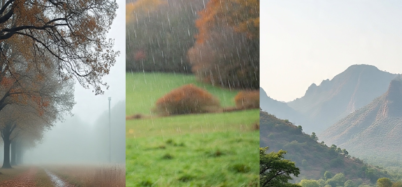 bhopal, Clear skies, falling temperatures  