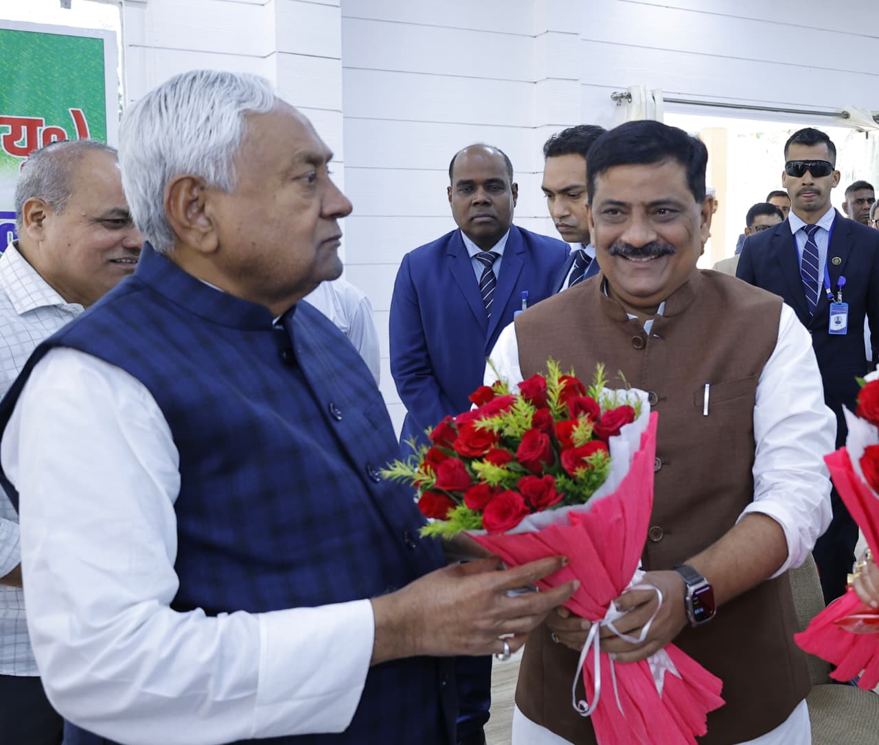 patna, JDU chose Nitish Kumar, BJP chose Samrat Chaudhary 