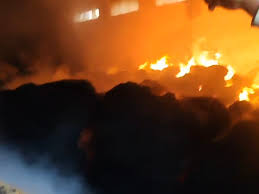  fierce,  fire,  Narsarha,  MPWLC,  godown, not,  brought, under,  control,  after,  five,  hours