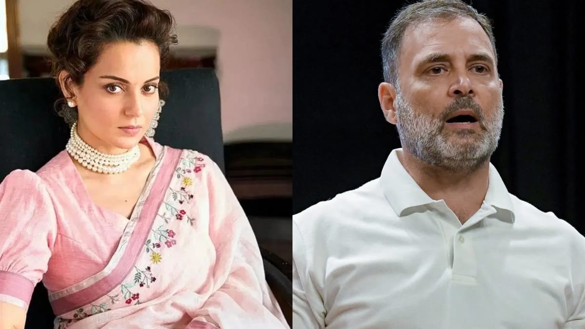 New Dehli ,Kangana Ranaut , gets angry ,over,  Rahul Gandhi