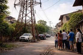  Bhopal faces ,major, administrative, negligence: Road ,built ,under, high-tension ,tower