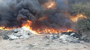  Gurugram ,massive, fire, broke,  banquet ,hall Sheetla Road in Gurugram.