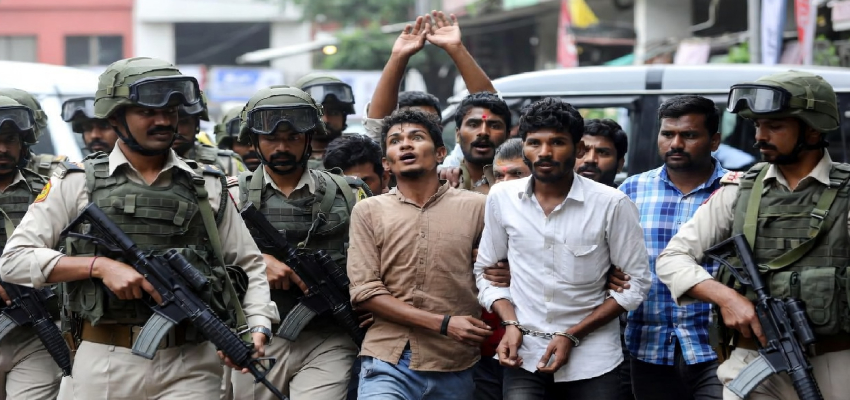 Major, terror, plot, foiled ,before,Holi, 8 suspects, arrested