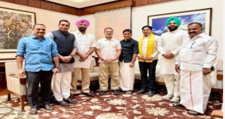 Rahul Gandhi meets Congress MPs, discusses Parliament